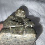 Inuit Stone Carving of Woman Figure, 1970s-80s