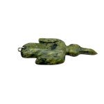 Handmade Green Soapstone Bird Pendant - Inuit Art