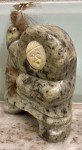Antique Marble Inuit Lady Carving - 10 Ounce