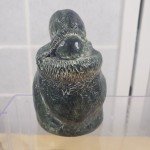 Inuit Mother & Child Stone Carving Sculpture