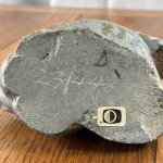 Signed 7” Inuit Soapstone Seal Sculpture