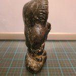 Wolf and Bear Inuit Soapstone Carving