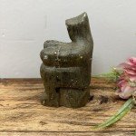 Hand-Carved Inuit Soapstone Art Set - 3 Pieces