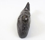 Josie Epoo 1974 Inuit Soapstone Basking Seal