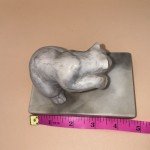 Marble Polar Bear Inuit Carving by Glenys Peach