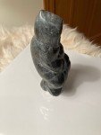 Inuit Soapstone Sculpture of Woman Sewing