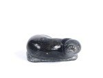 Inuit Soapstone Seal Sculpture - Signed Carving
