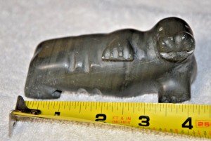 Vintage Inuit Stone Carving: Walrus/Seal 4