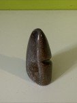 Inuit Green Stone Abstract Carving Sculpture, 3”