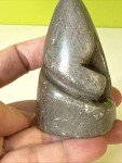 Inuit Green Stone Abstract Carving Sculpture, 3”