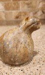 Signed Inuit Carved Stone Bird Sculpture