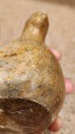 Signed Inuit Carved Stone Bird Sculpture