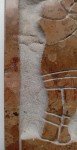 Inuit Artist-Signed Rose Marble Carving Plaque