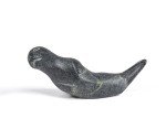 Inuit Stone Seal Sculpture Carving - Signed Artwork