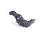 Inuit Stone Seal Sculpture Carving - Signed Artwork