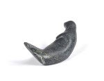Inuit Stone Seal Sculpture Carving - Signed Artwork