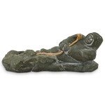 Inuit Soapstone Aardvark Carving Sculpture 6" x 3