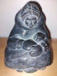 Hand-Carved Inuit Art Soapstone Sculpture from Canada