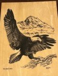 Alaskan Wildlife Kiana Hand Etched Carving