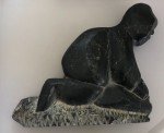Inuit Soapstone Carving of Man Figure