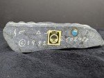 Abstract Soapstone Seal Carving - Signed Canada