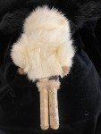 Handmade Inuit Doll with Beaded Fur Face 9.5”