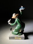 Inuit Art Clown Waiter Figurine with Marble Base