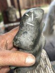 Signed Inuit Stone Carving by Lucien Tootoo
