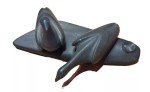 Vintage Inuit Soapstone Duck Carving Art