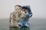 Original Soapstone Rabbit Sculpture by Wolf Originals