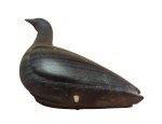Vintage Inuit Soapstone Duck Carving Art