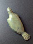 Signed Vintage Inuit Soapstone Seal Carving