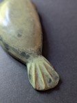 Signed Vintage Inuit Soapstone Seal Carving