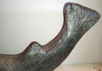 Authentic Inuit Fish Soapstone Sculpture 14