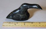 Vintage Inuit Soapstone Goose Carving - Signed