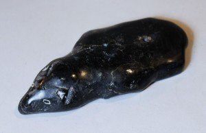 Vintage Inuit Soapstone Swimming Polar Bear Carving