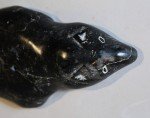 Vintage Inuit Soapstone Swimming Polar Bear Carving
