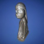 Inuit Soapstone Carving of Woman Figure