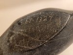 Peterosie Qarpik 13" Soapstone Whale Carving