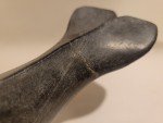 Peterosie Qarpik 13" Soapstone Whale Carving