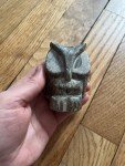 Wolf Soapstone Carving with Owl Design Collection