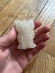 Wolf Soapstone Carving with Owl Design Collection