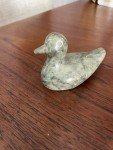 Inuit Soapstone Loon Sculpture - Signed Art Piece