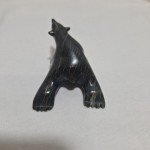 Inuit Stone Bear Carving - 2.5"x1 1/8