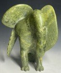 Large Hand-Carved Inuit Eagle Stone Sculpture