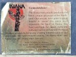 Kiana Alaskan Wildlife Hand Etched Carving