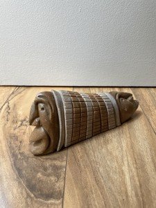 Signed Gene Thomas Inuit Stone Biomorphic Sculpture