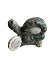 Vintage Inuit Stone Drummer Carving Sculpture