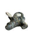 Vintage Inuit Stone Drummer Carving Sculpture