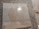 David Bernett Inuit Girls Marble Art Sculpture
